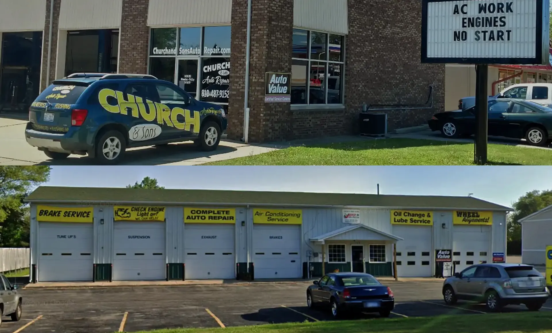 Auto Repair in the Freeland and Flushing Area Church and Sons Auto Repair